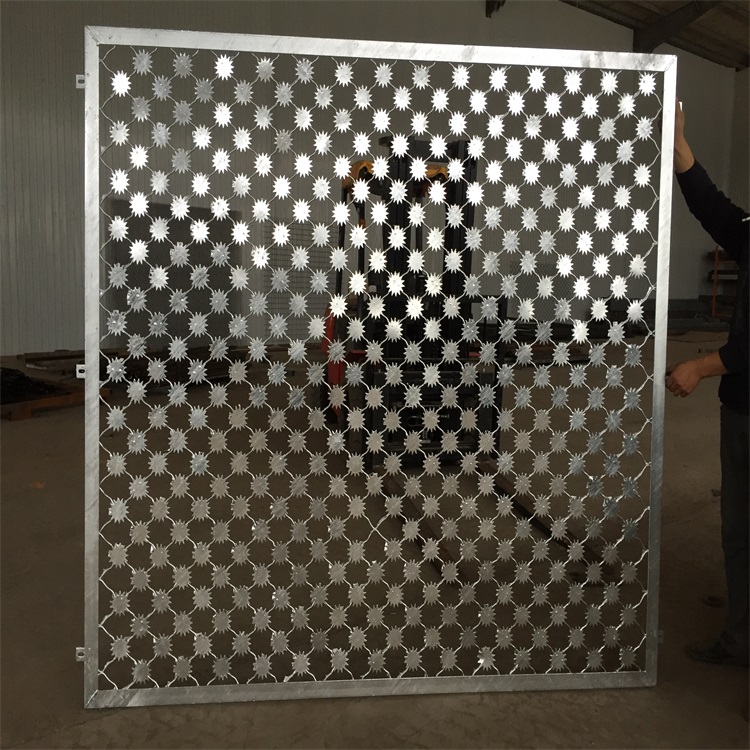 太陽花鋼網(wǎng)墻圖片2