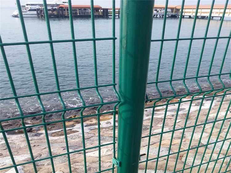 景區桃型柱護欄網圖片2